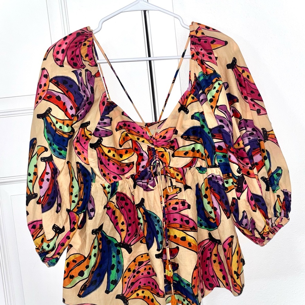 FARM Rio Banana Bunch Blouse - Picture 3 of 4
